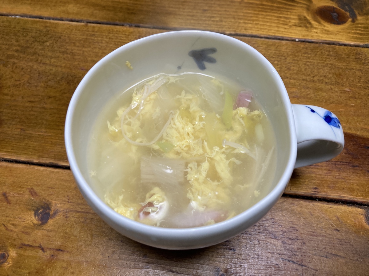 白菜の簡単スープ
